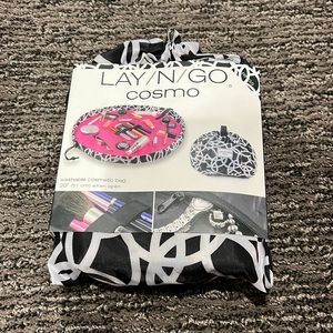 NWT Lay-N-Go Cosmo Cosmetic Bag 20 inch